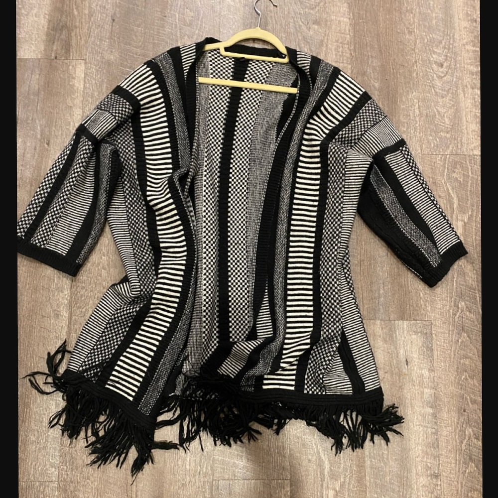 Express Fringe Cardigan